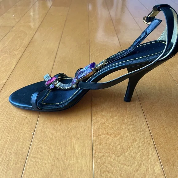 Nine West Rhinestone heels. - Picture 3 of 5